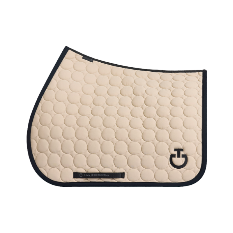 Cavalleria Toscana - Tapis de selle Circle Quilted champagne