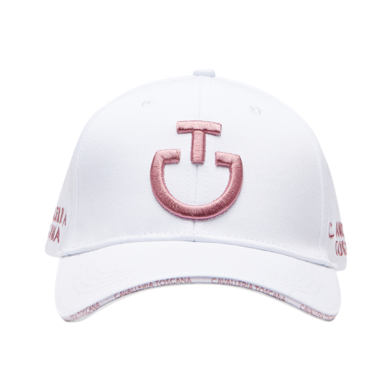 Cavalleria Toscana - Casquette unisexe CT Baseball blanc et rose