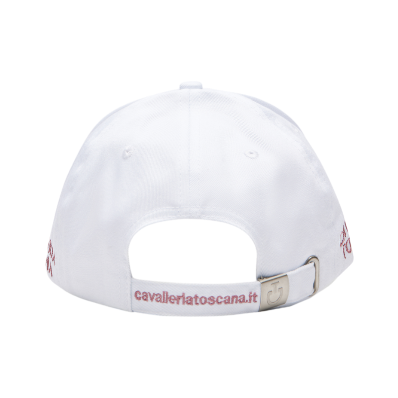 Cavalleria Toscana - Casquette unisexe CT Baseball blanc et rose
