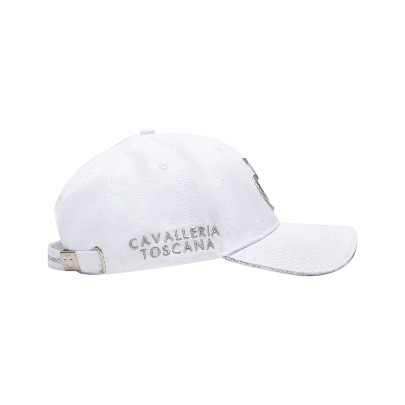 Cavalleria Toscana - Casquette unisexe CT Baseball blanc/ gris | - Ohlala