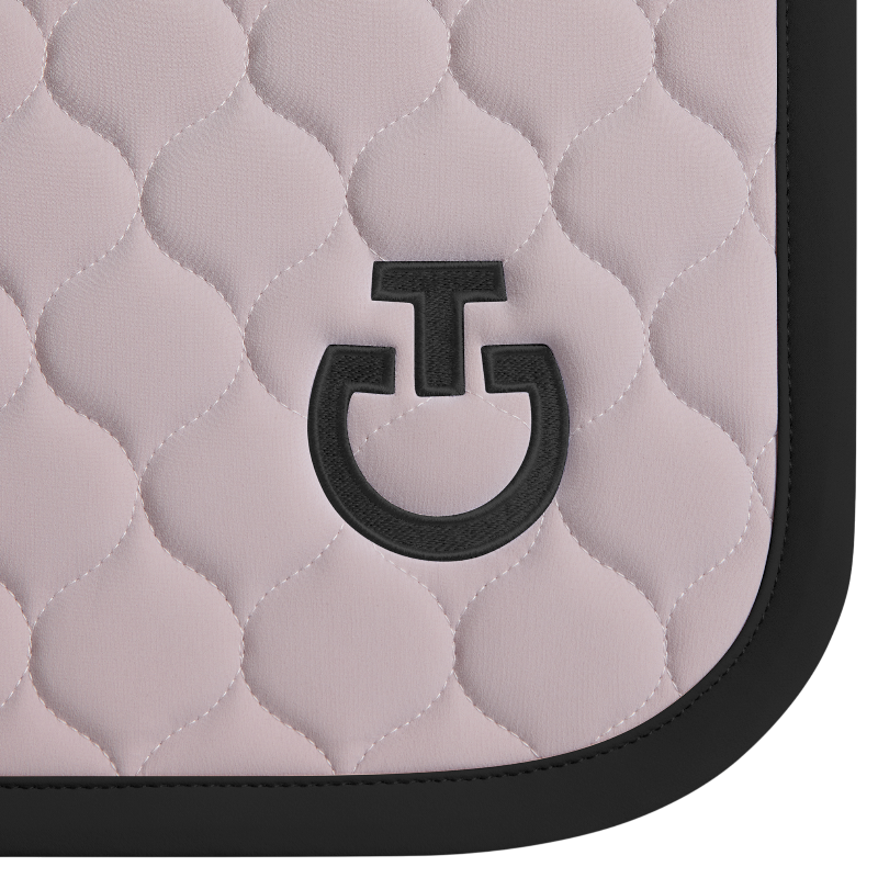 Cavalleria Toscana - Tapis de dressage Circular Quilted Jersey violet ice/ noir | - Ohlala