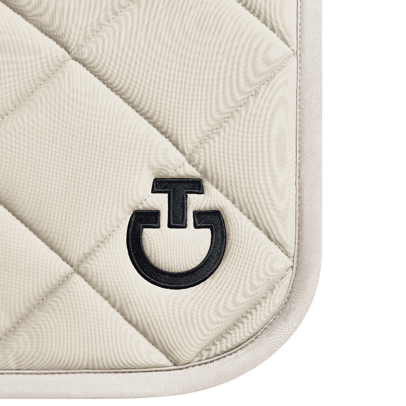 Cavalleria Toscana - Tapis de dressage Diamond Quilted Jersey vanille | - Ohlala