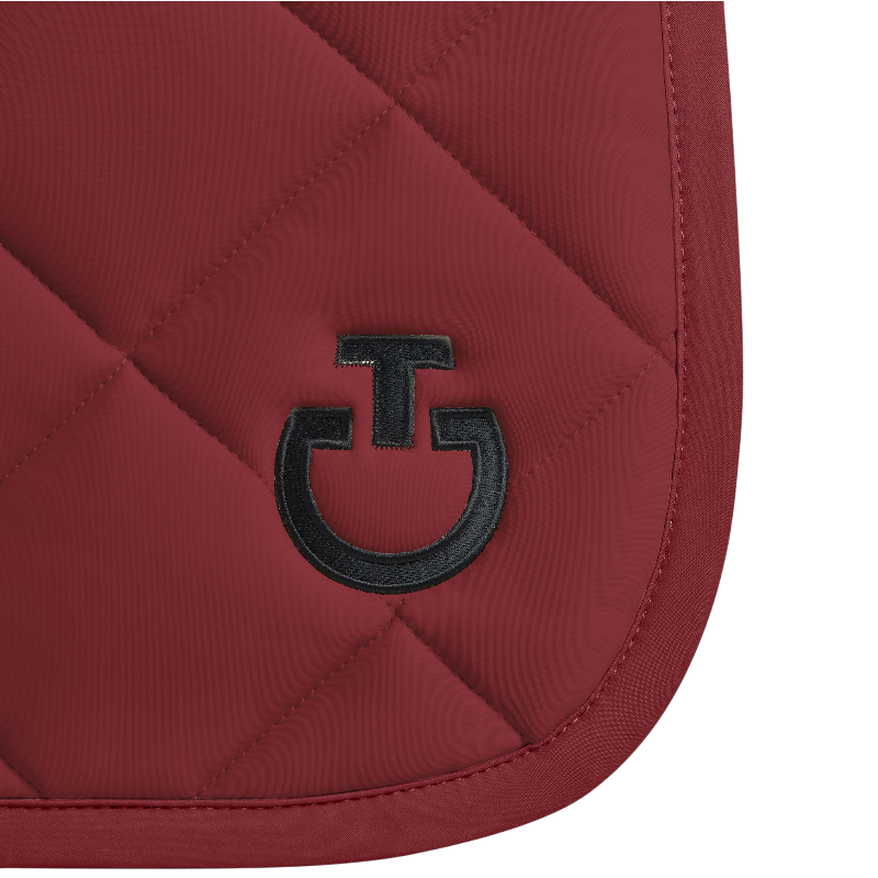 Cavalleria Toscana - Tapis de dressage Diamond Quilted bordeaux | - Ohlala