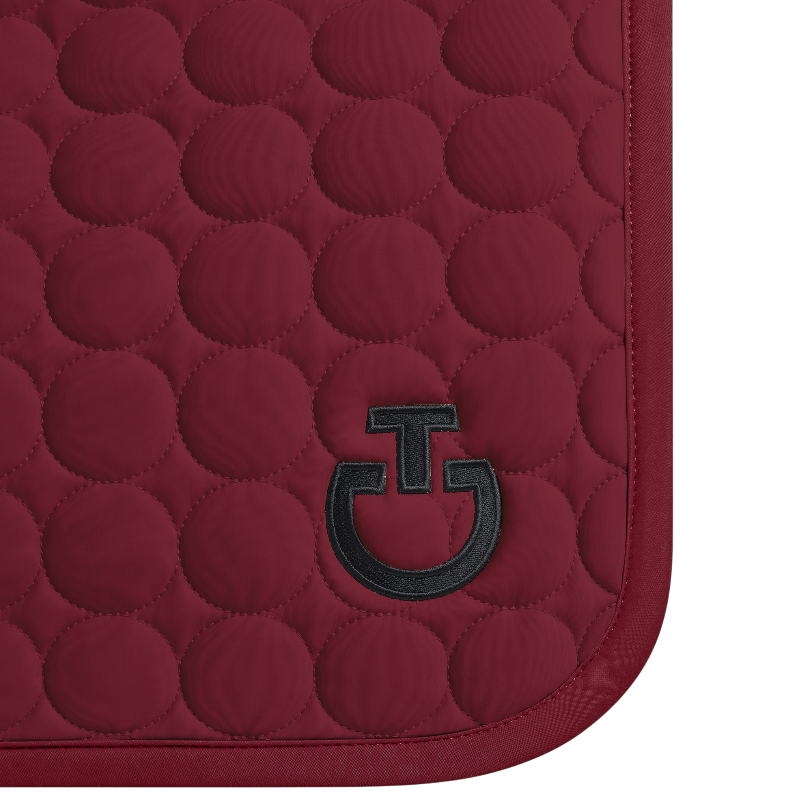 Cavalleria Toscana - Tapis de selle Circle bordeaux | - Ohlala