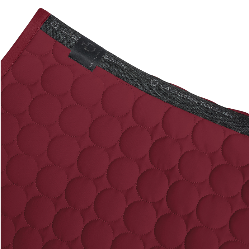 Cavalleria Toscana - Tapis de selle Circle bordeaux | - Ohlala