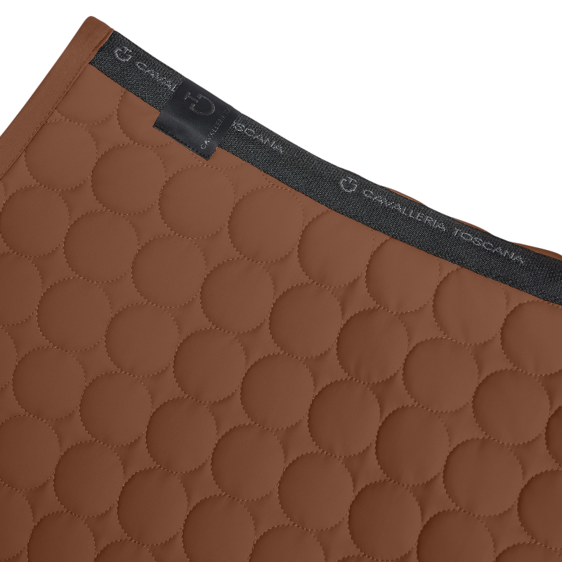Cavalleria Toscana - Tapis de selle Circle terre de sienne | - Ohlala