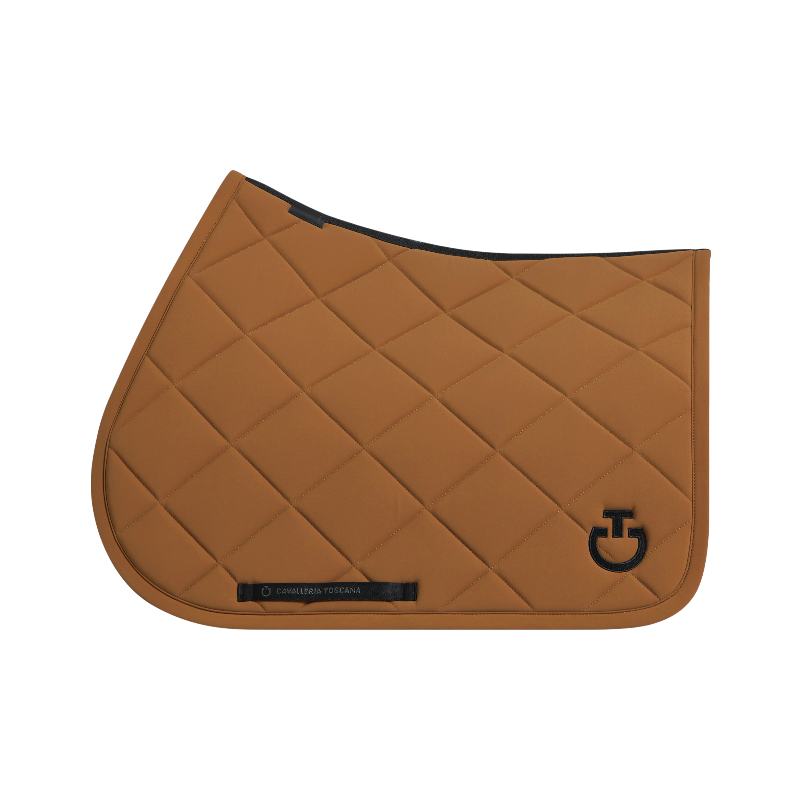 Cavalleria Toscana - Tapis de selle Diamond Quilted Jersey cuivre | - Ohlala