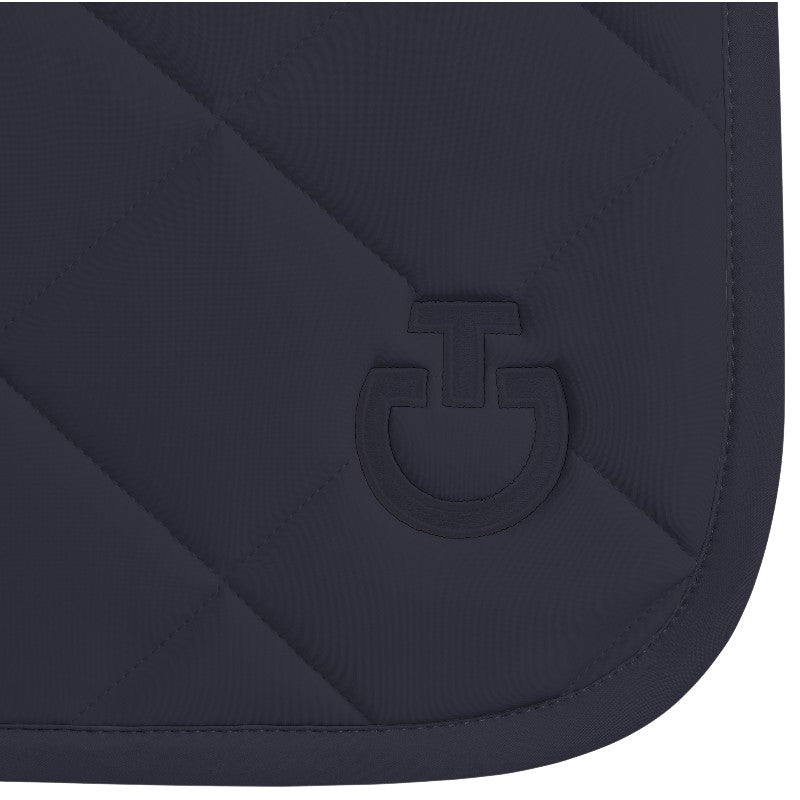 Cavalleria Toscana - Tapis de selle Diamond Quilted Jersey full marine | - Ohlala