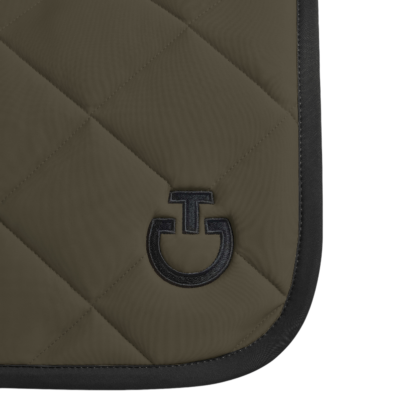 Cavalleria Toscana - Tapis de selle Diamond Quilted Jersey military green