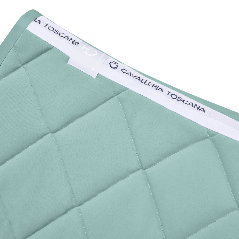 Cavalleria Toscana - Diamond Quilted Jersey zadelpad mintgroen 