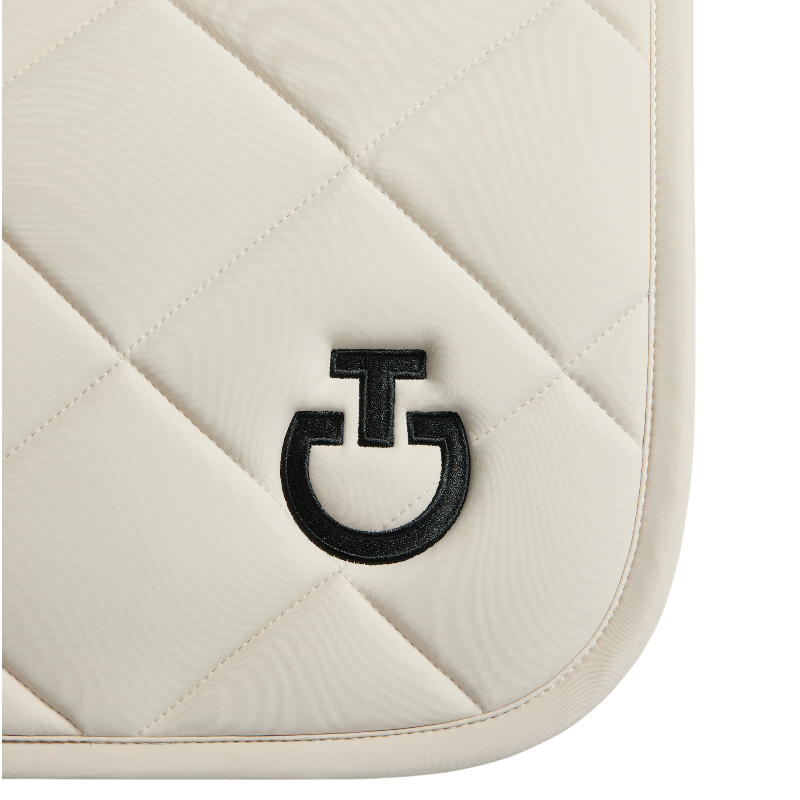 Cavalleria Toscana - Tapis de selle Diamond Quilted Jersey vanille