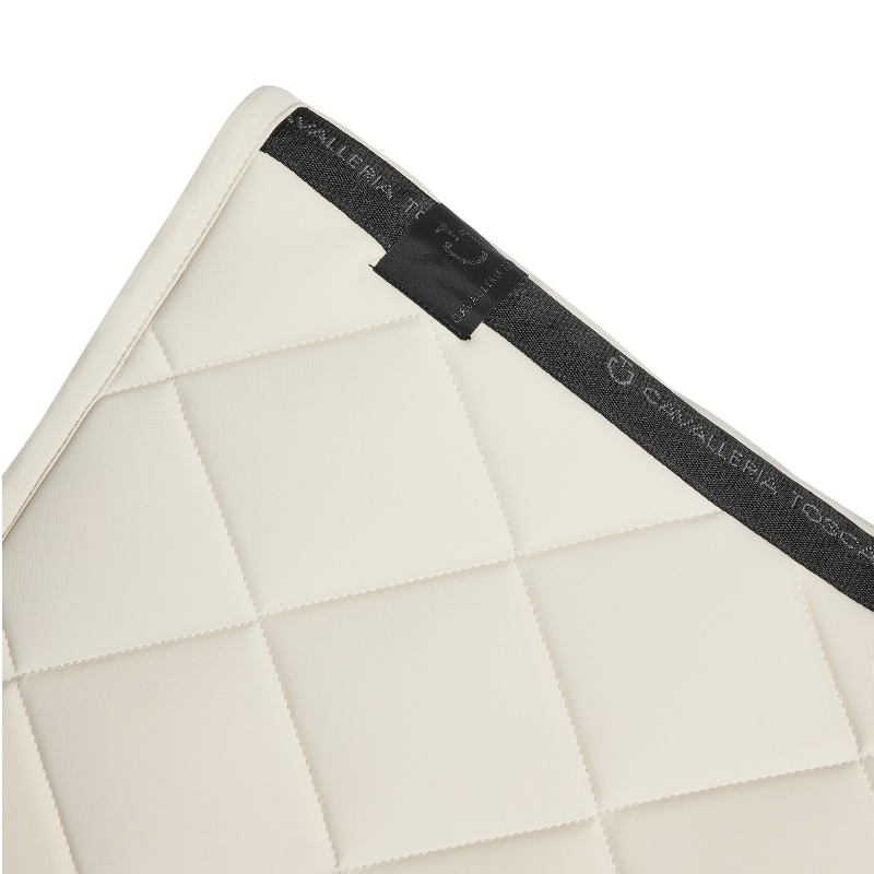 Cavalleria Toscana - Tapis de selle Diamond Quilted Jersey vanille