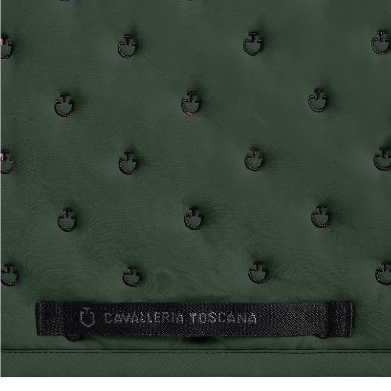 Cavalleria Toscana - Tapis de selle Embrodery Quilted jungle green | - Ohlala