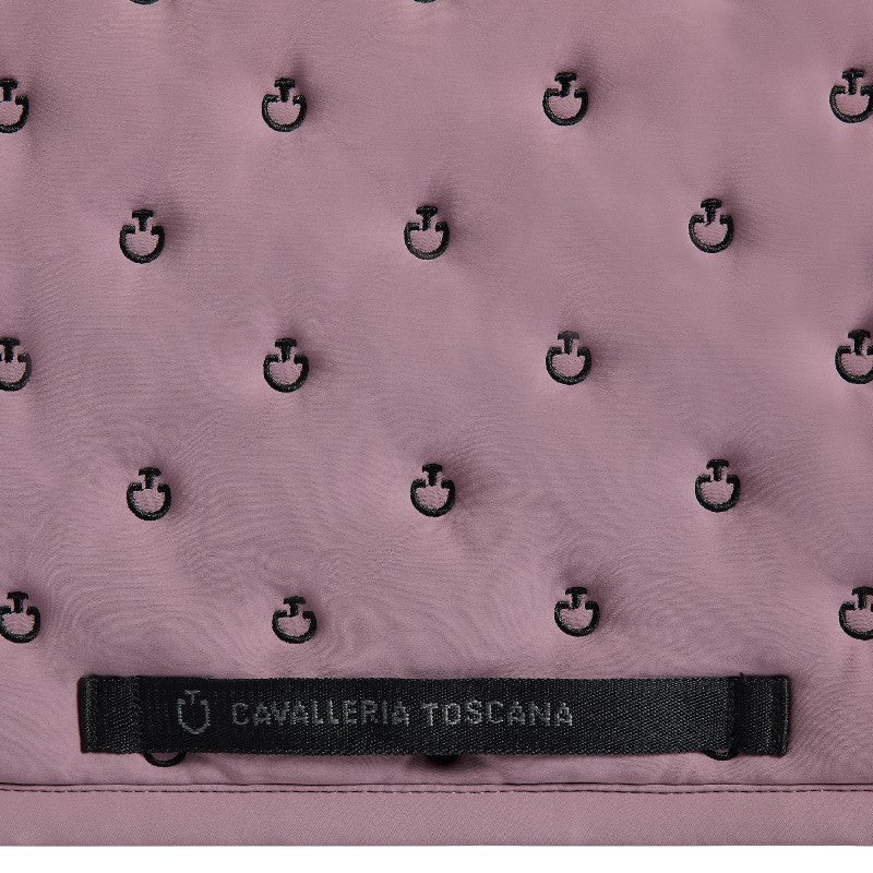 Cavalleria Toscana - Tapis de selle Embrodery Quilted lilas | - Ohlala