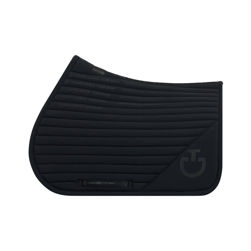 Cavalleria Toscana - Tapis de selle Logo Print Jersey noir | - Ohlala