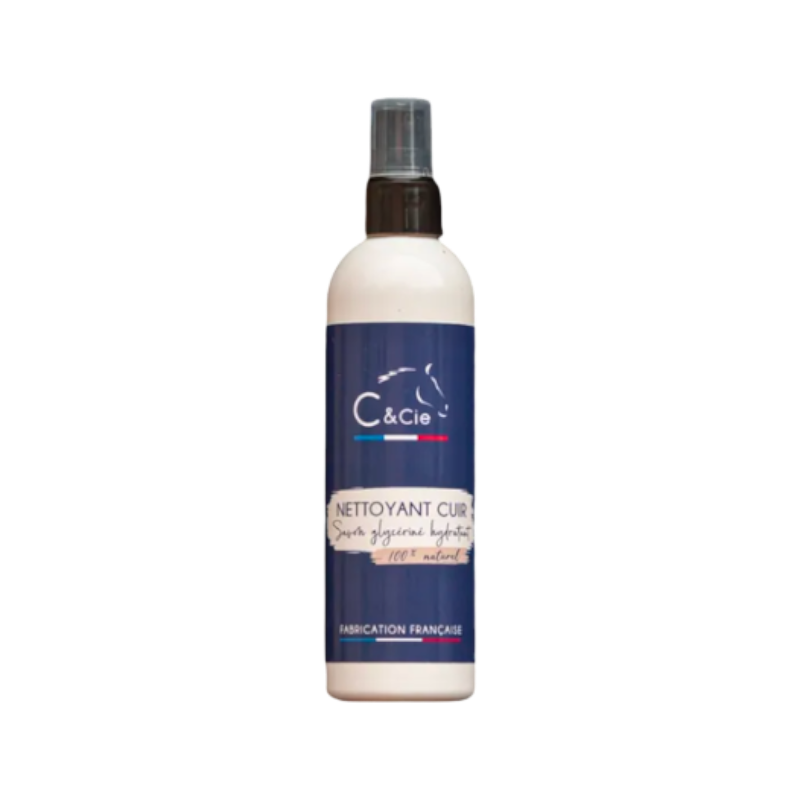 Compagnons & Cie - Spray nettoyant pour cuir naturel savon glycériné