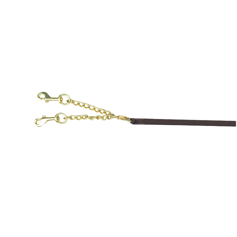 Canter - Presentation lanyard and double chain Brown