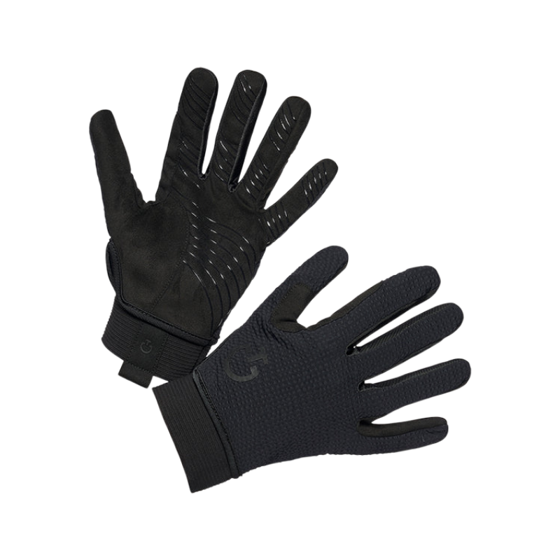 Cavalleria Toscana - Gants d'équitation Tech Knit noir | - Ohlala