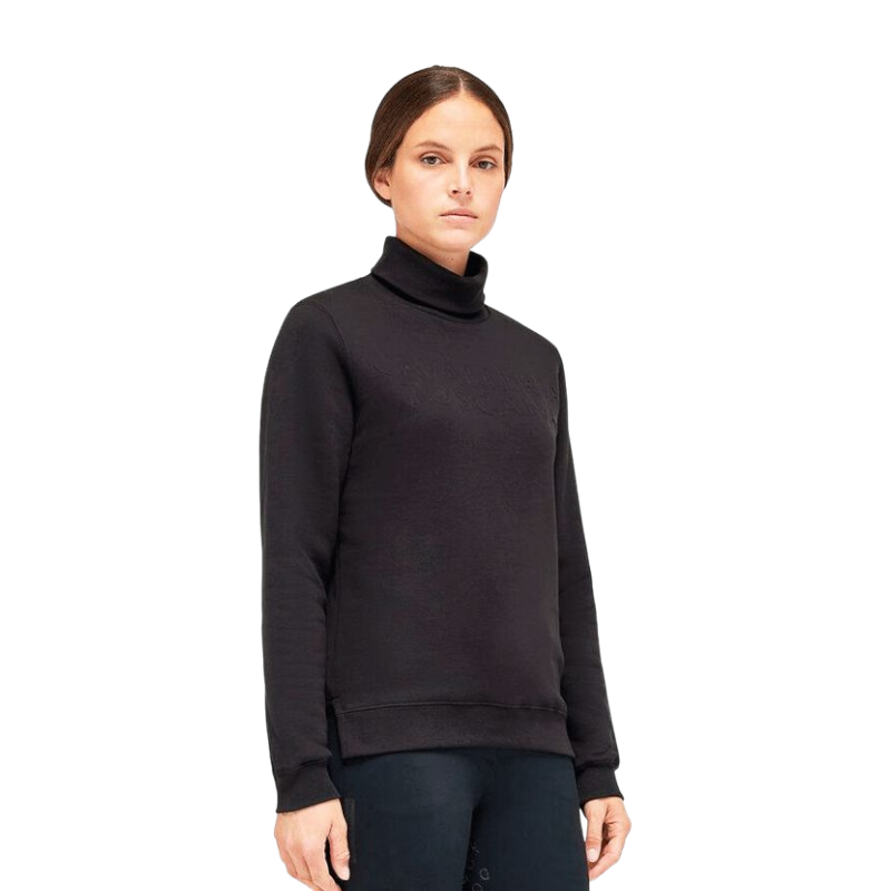 Cavalleria Toscana - Sweat col montant femme noir | - Ohlala