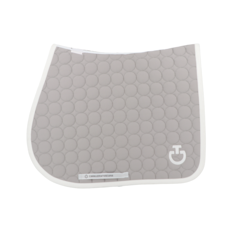 Cavalleria Toscana - Tapis de selle Circle Quilted light grey