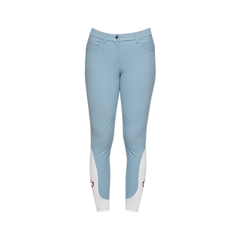 Cavalleria Toscana - Grip System women's riding breeches, provence blue