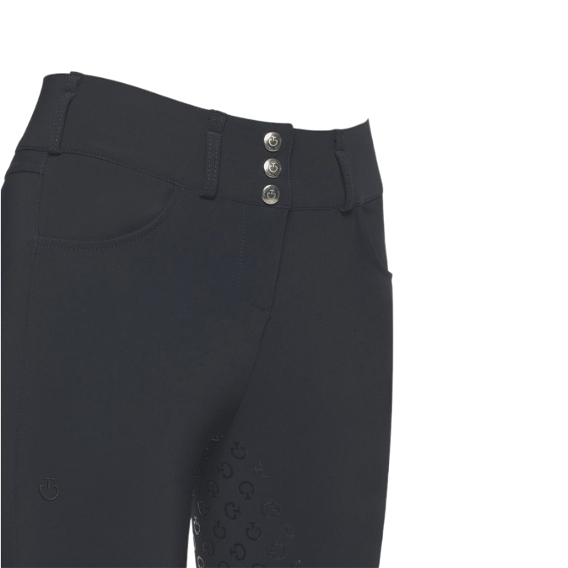 Cavalleria Toscana - Women's full grip high waisted navy riding breeches