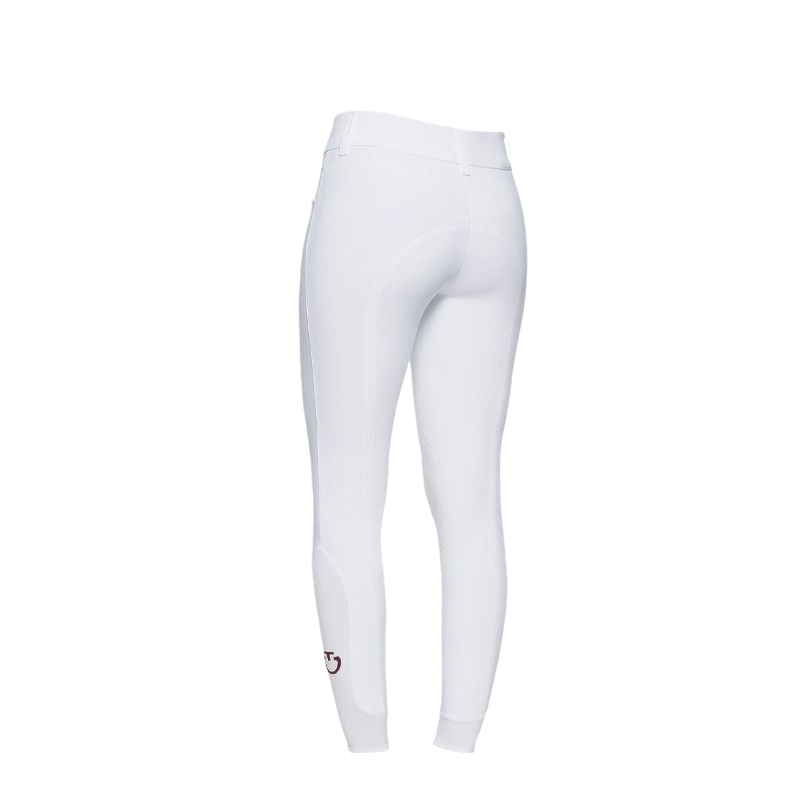 Cavalleria Toscana – Weiße Damenreithose mit hohem Bund