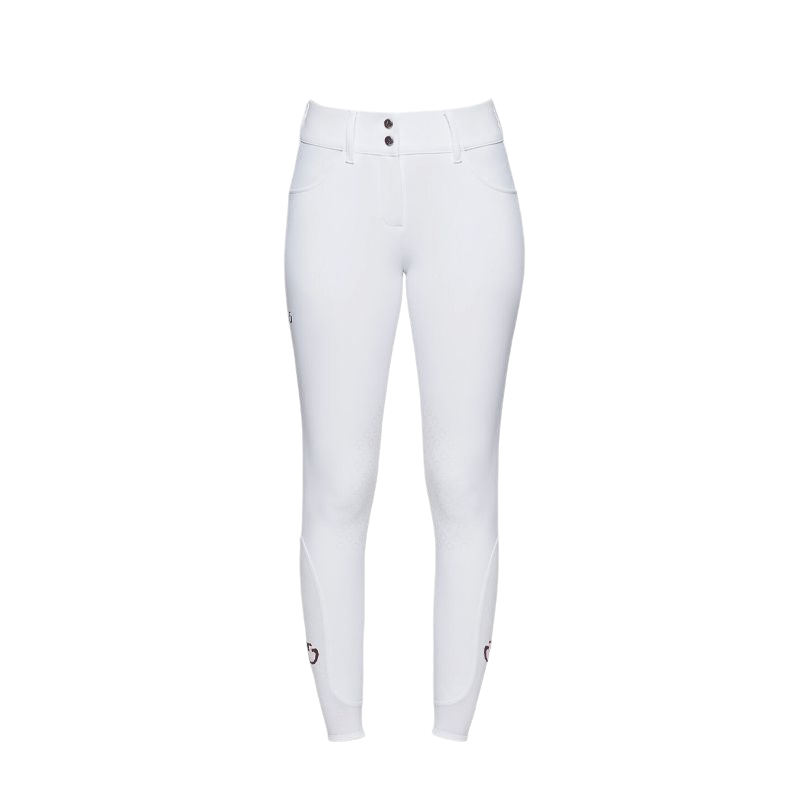 Cavalleria Toscana – Weiße Damenreithose mit hohem Bund