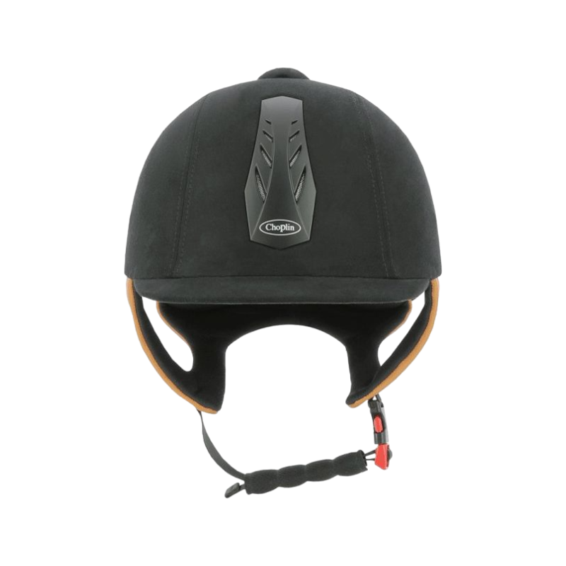 Choplin - Casque d'équitation Aero Classic noir/ brun | - Ohlala