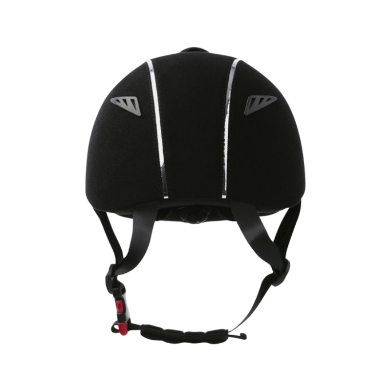 Choplin - Casque d'équitation Aero chrome réglable | - Ohlala