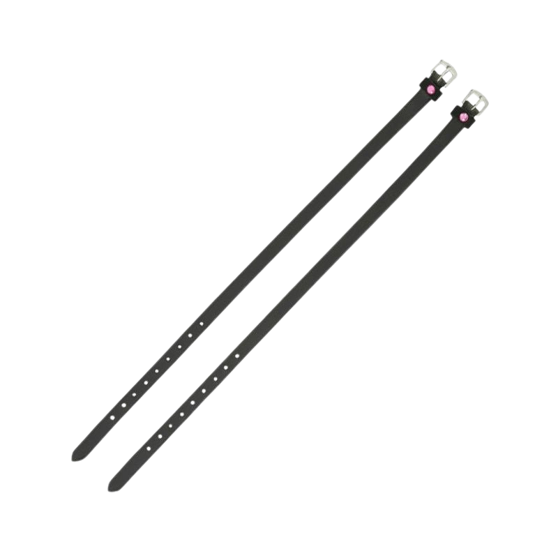 Norton - Solitaire spur straps black/pink