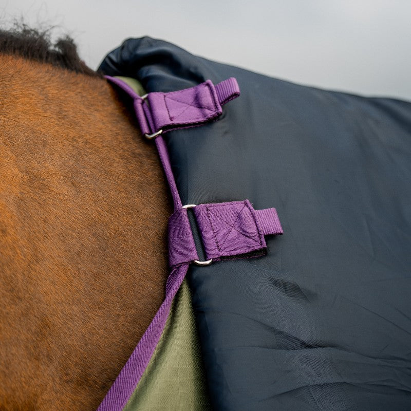 Horseware - Couverture d'extérieur Amigo Hero Ripstop Plus Lite bramble/ winterberry/ taupe 0g