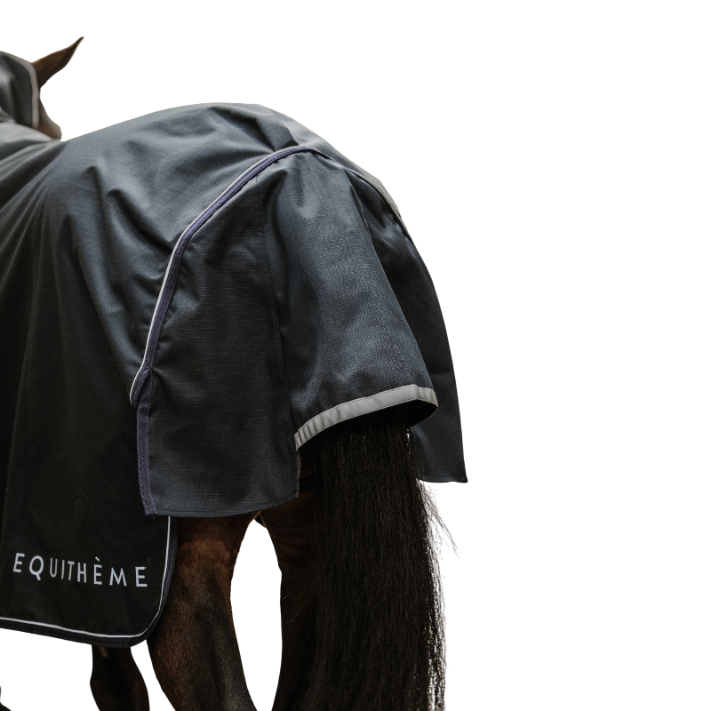 Equithème - Couverture d'extérieur Atomic Combo 1200 D marine 100g