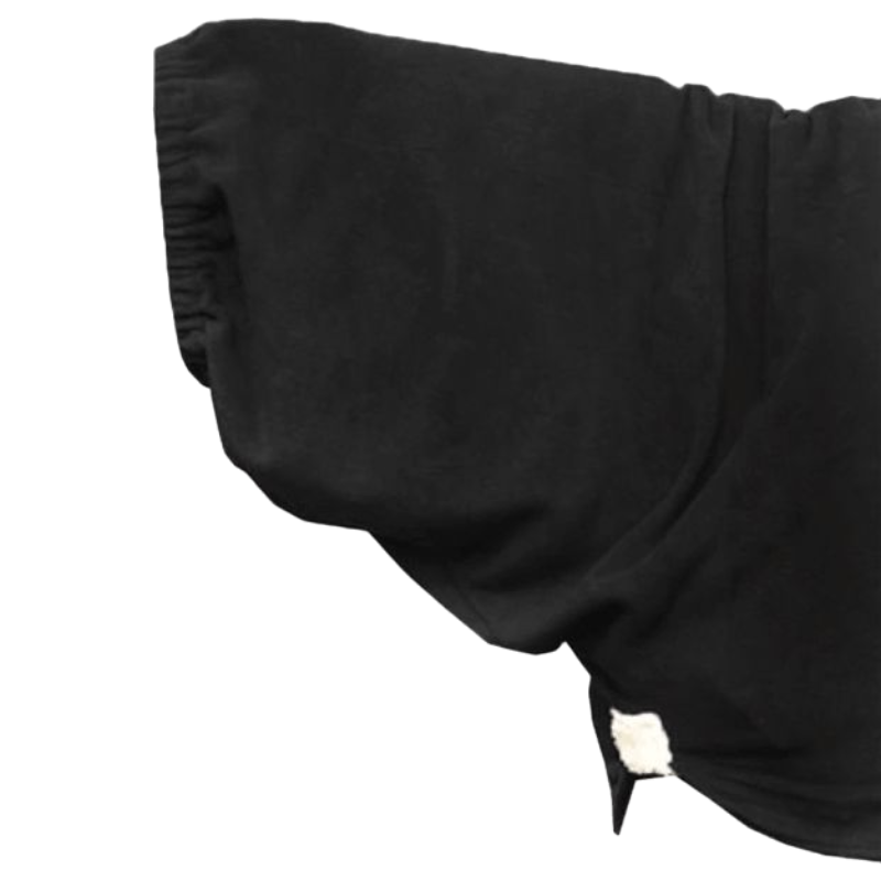 Equithème - Black fleece covers 320g