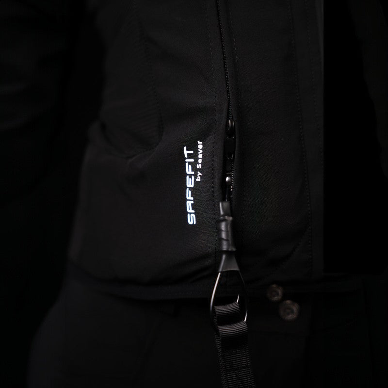 Seaver - Gilet airbag SAFEFIT Crystal Rain noir