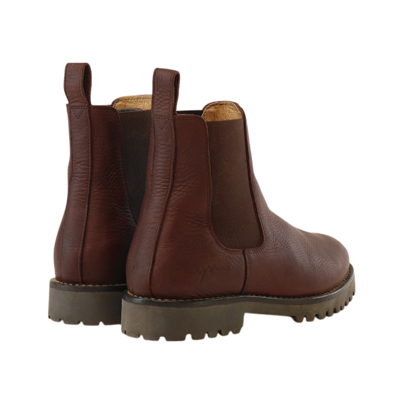 Dyon - Braune Chelsea-Lederreitstiefel 