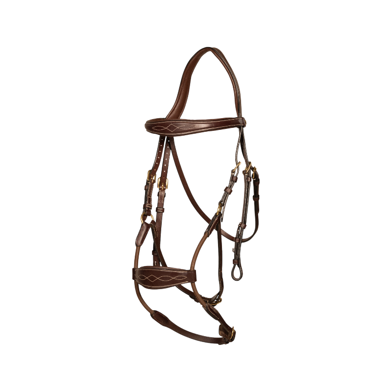Dyon - Hybride elastische neusriem D Collectie havana 