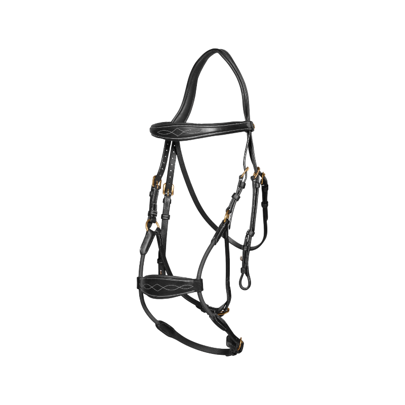 Dyon - Hybride elastische muserolle D Collection zwart 