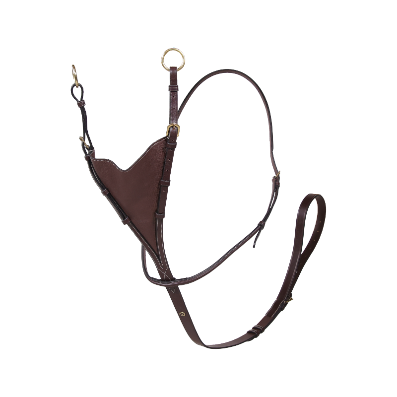 Dyon - Volle leren martingale Dyon Bruine collectie 