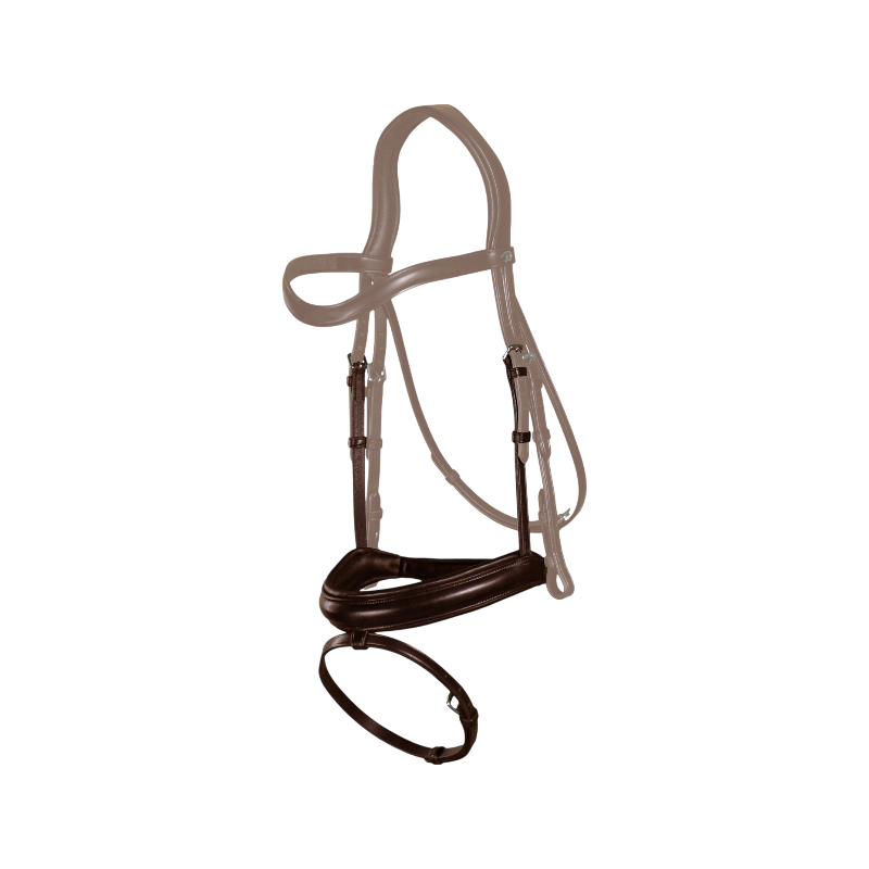 Dyon - Gecombineerde neusriem met de nieuwe Engelse collectie bruin 