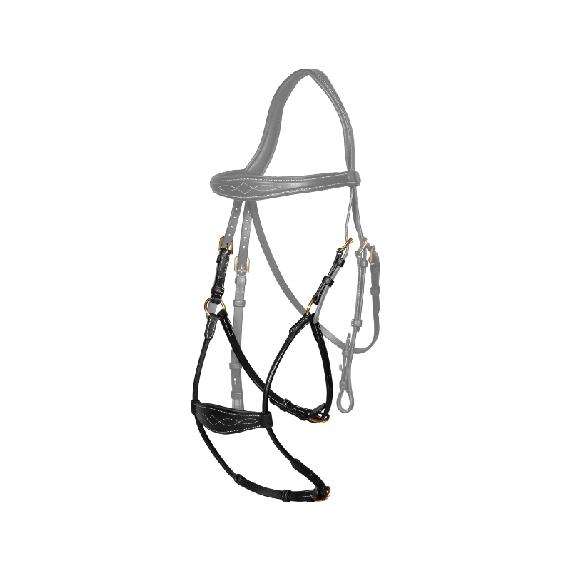 Dyon - Hybride neusriem D Collectie zwart 