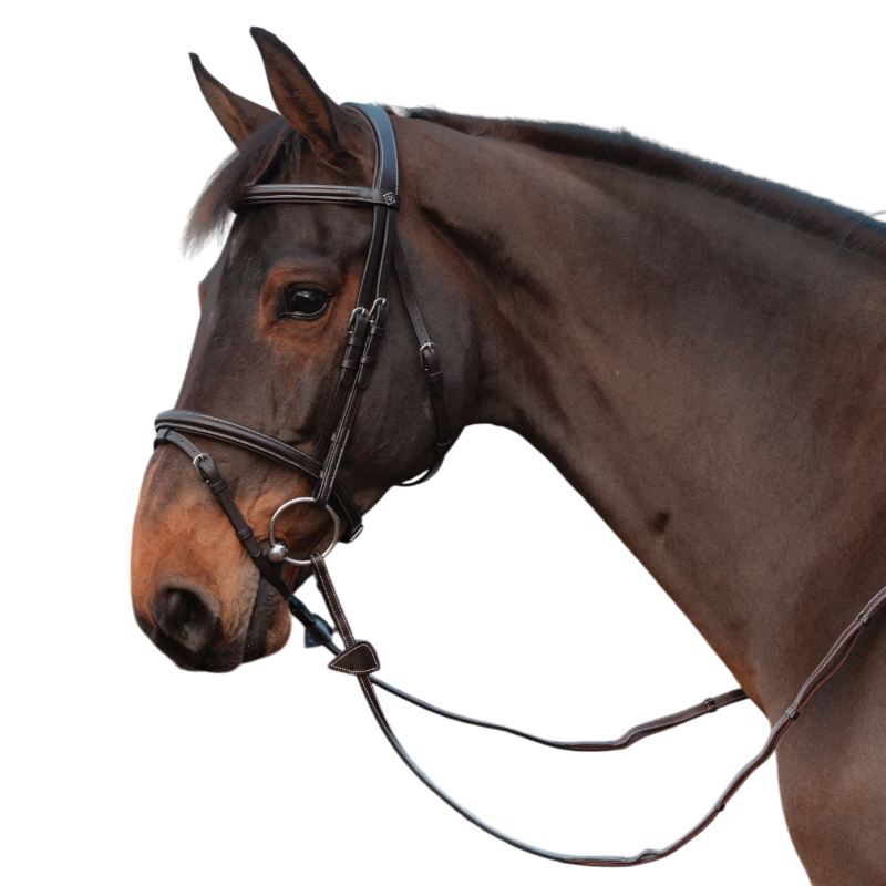 Dyon - Leren riemen met handgrepen Collectie Working by Dy'on bruin 