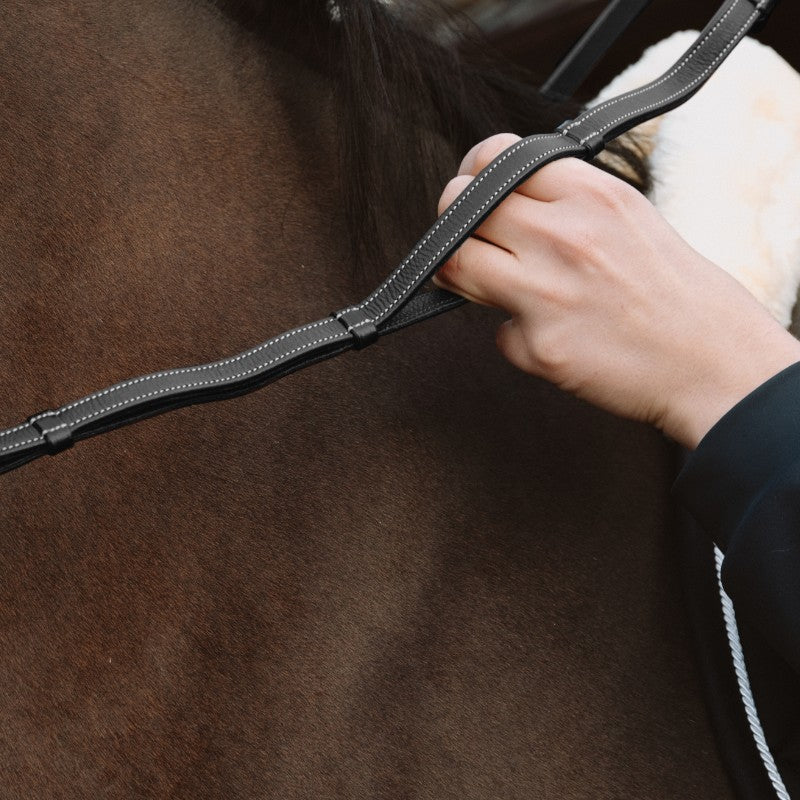 Dyon - Leren riemen met handvatten Collectie Working by Dy'on zwart 
