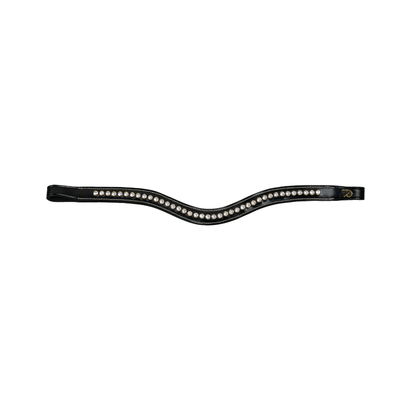 Dyon - Frontal Swarovski en V D Collection noir
