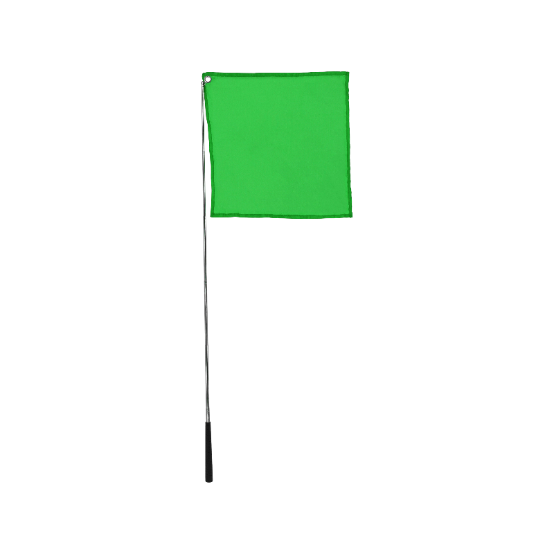 Hippotonic - Drapeau de désensibilisation Téléscopique vert | - Ohlala