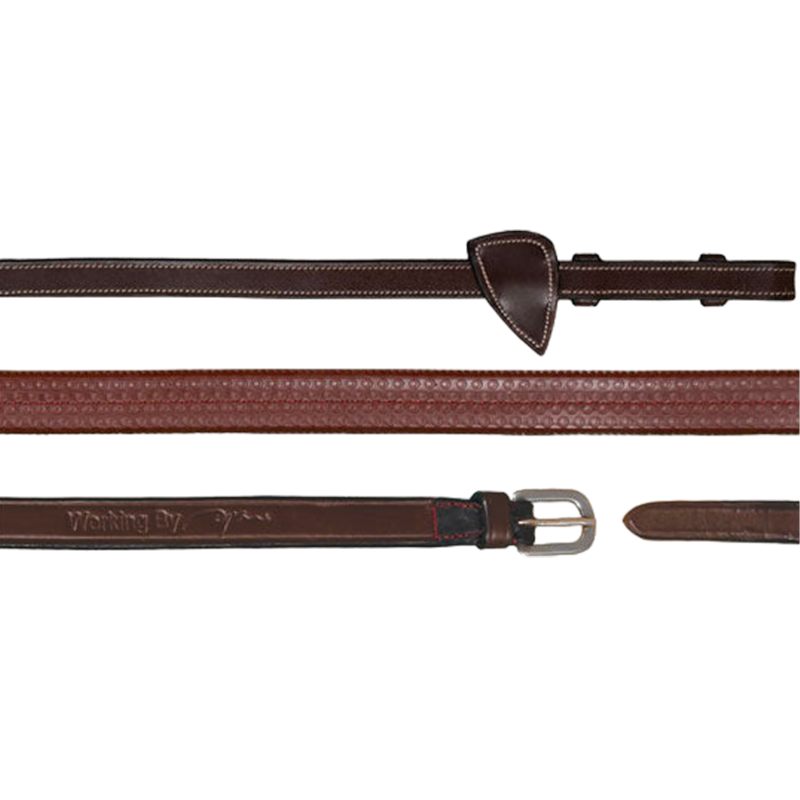 Dyon - Rubber reins 5/8 Working by Dyon brown