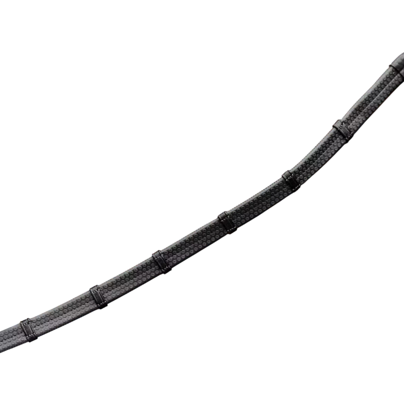 Dyon - Gummi-Riemen 5/8 mit Stoppern und schwarzem Karabiner 