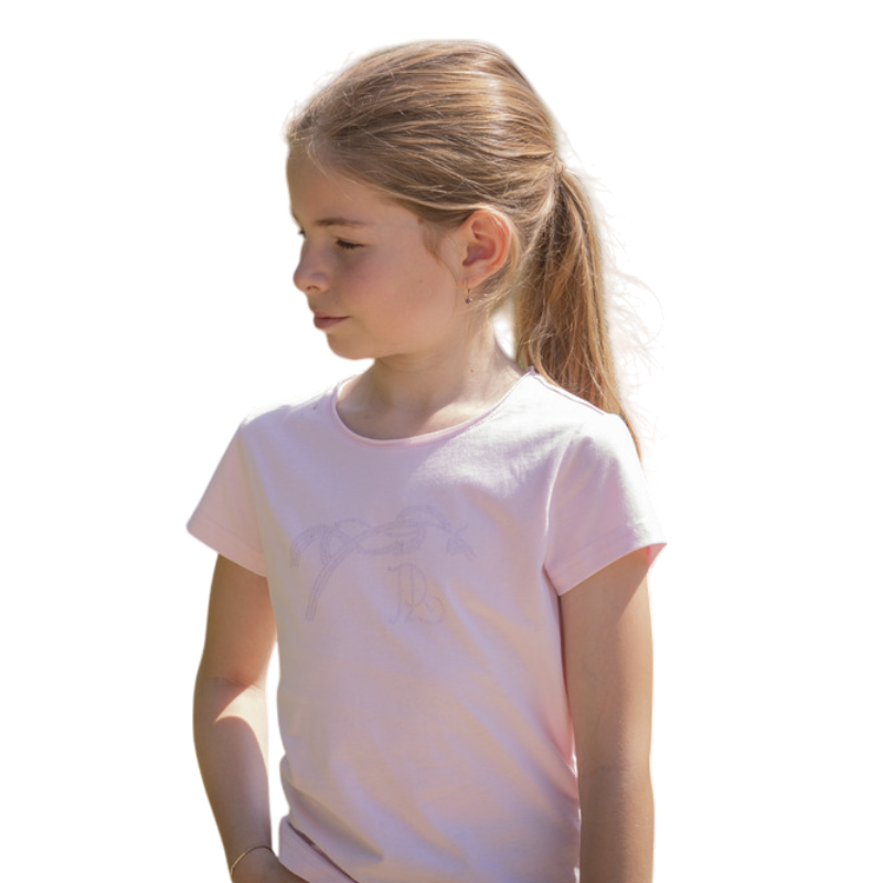 Eden by Pénélope - Korte mouwen T-shirt voor kinderen Iconic Strass roze 