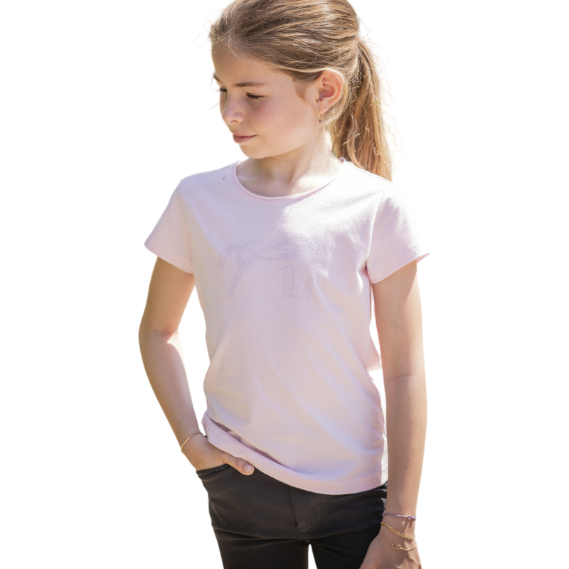 Eden by Pénélope - Korte mouwen T-shirt voor kinderen Iconic Strass roze 