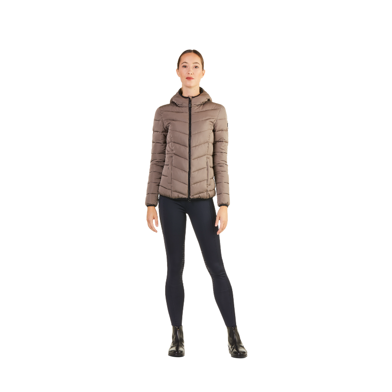 Ego7 - Veste manches longues matelassée femme Febe turtledove | - Ohlala
